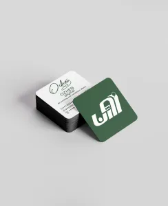 کپی کارت ویزیت تعداد کم - گلاسه دورو (مربع 5 * 5)
